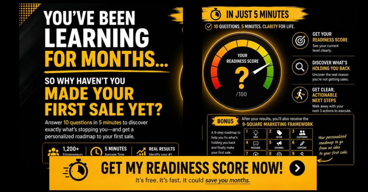 First Sales Readiness Audit main